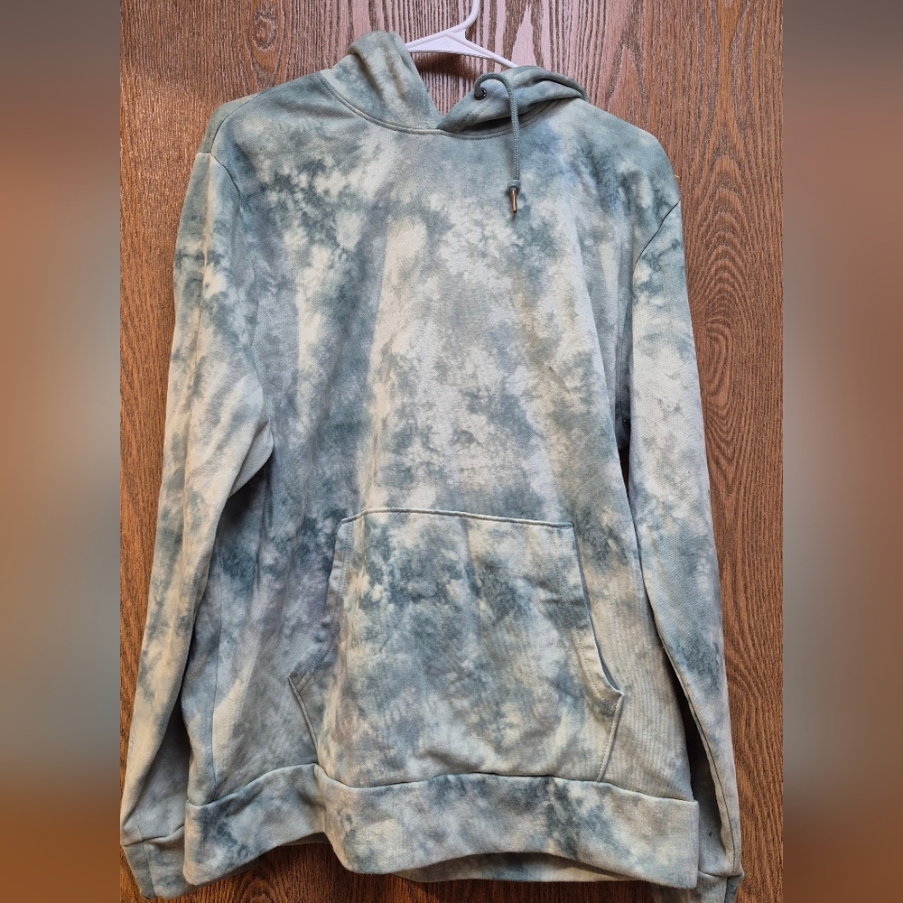 Old Navy Tie Dye Hoodie - Mens Size L - GREEN